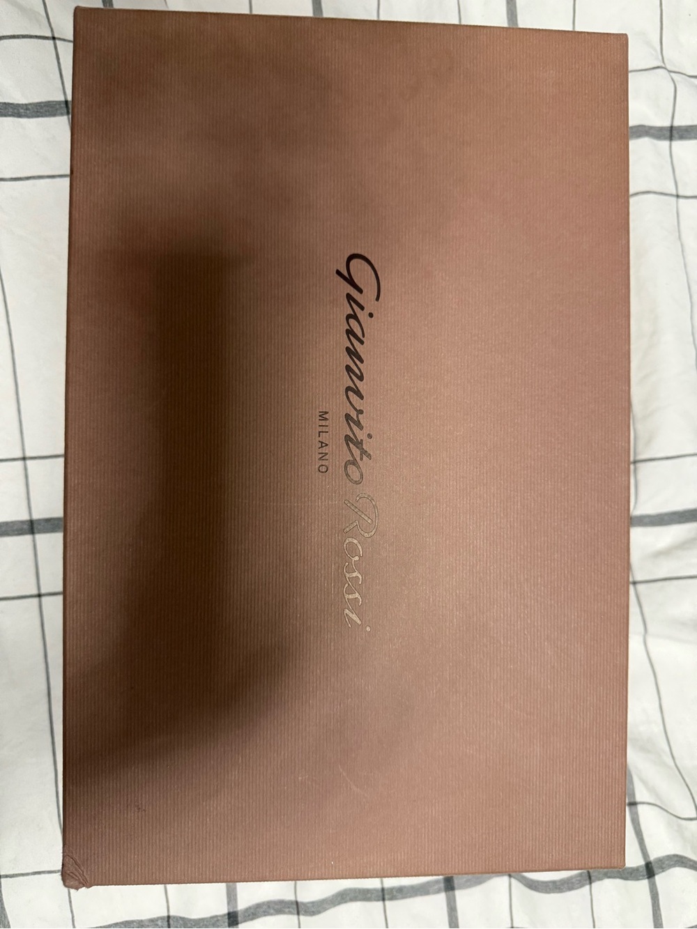 Gianvito Rossi Brown Designer Shoe Box